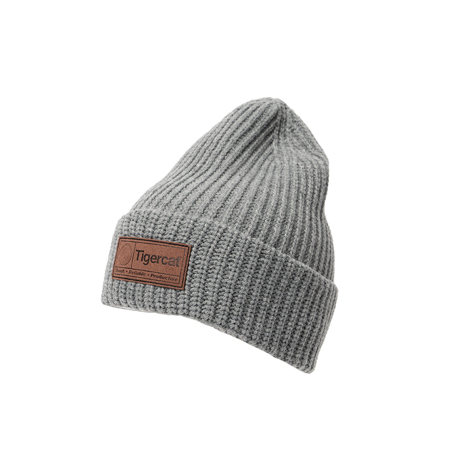 ADULT TOQUE WITH LEATHER PATCH – Tigercat Outfitters